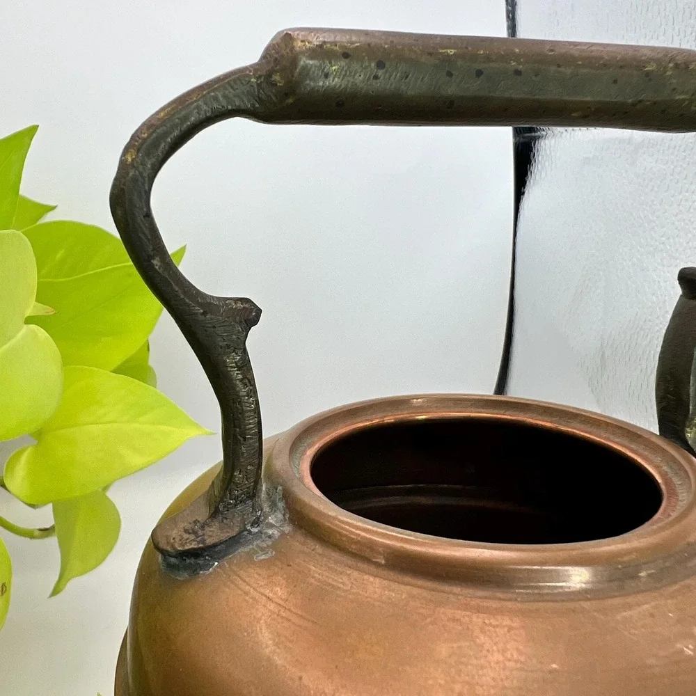 Vintage Copper Kettle Greenbrier Birmingham Alabama Farmhouse Kitchen French